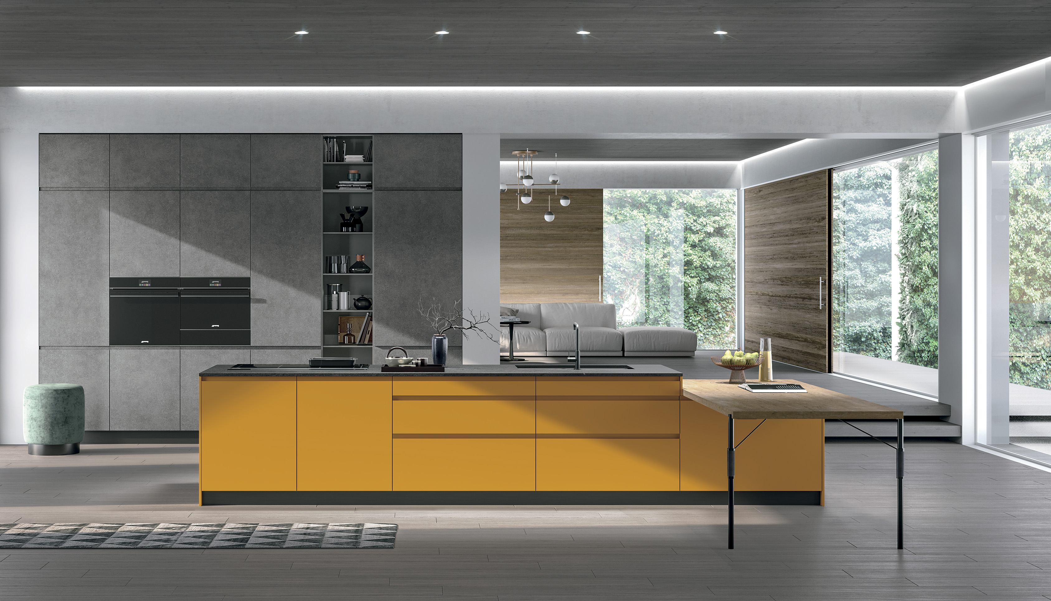 Cucina stosa Karma: calde atmosfere